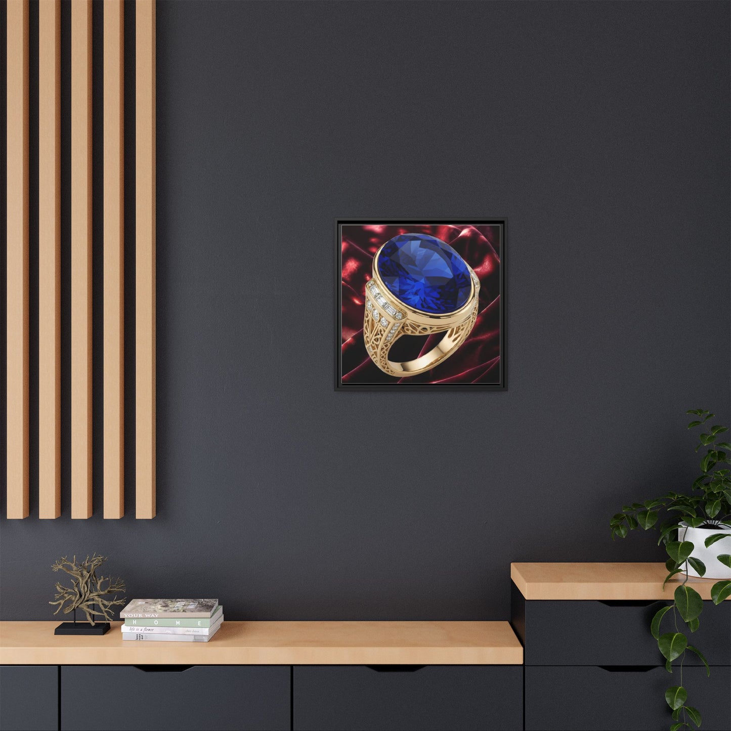 Sapphire Allure Canvas