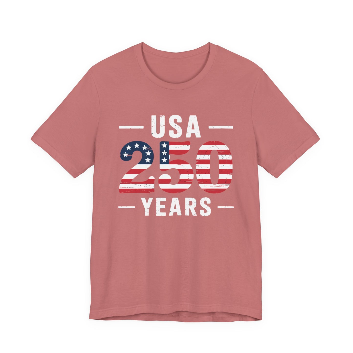 USA 250 Years Patriotic Flag T-Shirt