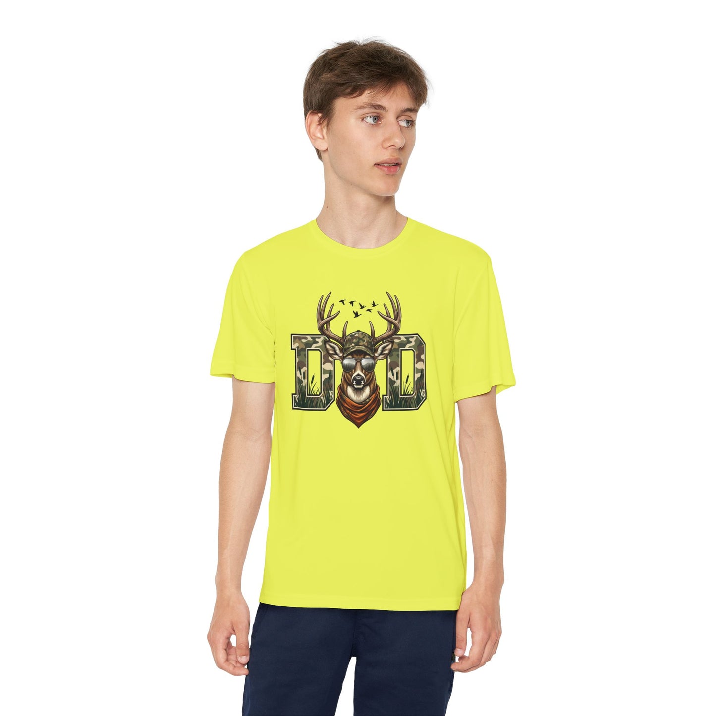 Youth Camo Deer Graphic T-Shirt