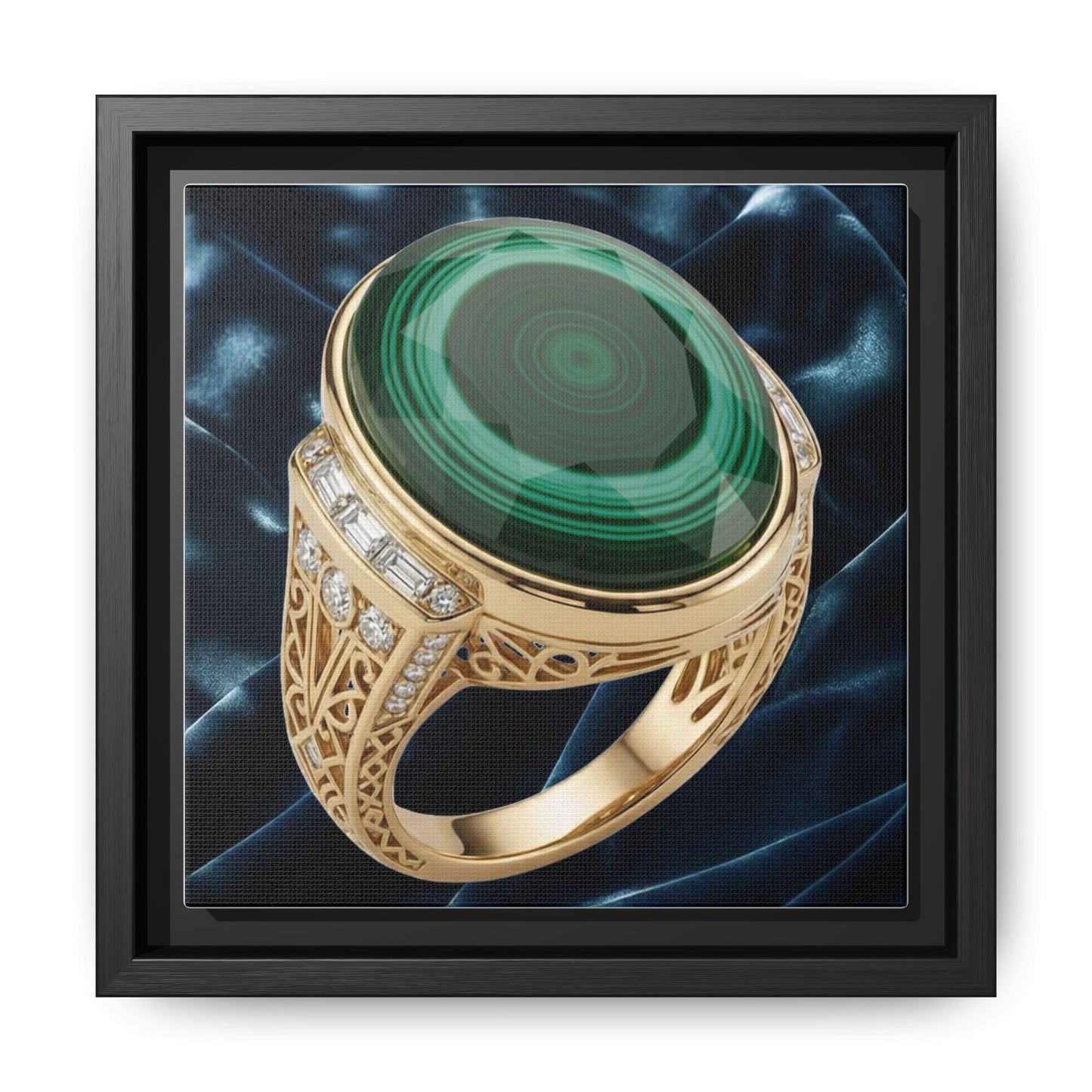 Malachite Cabochon Canvas
