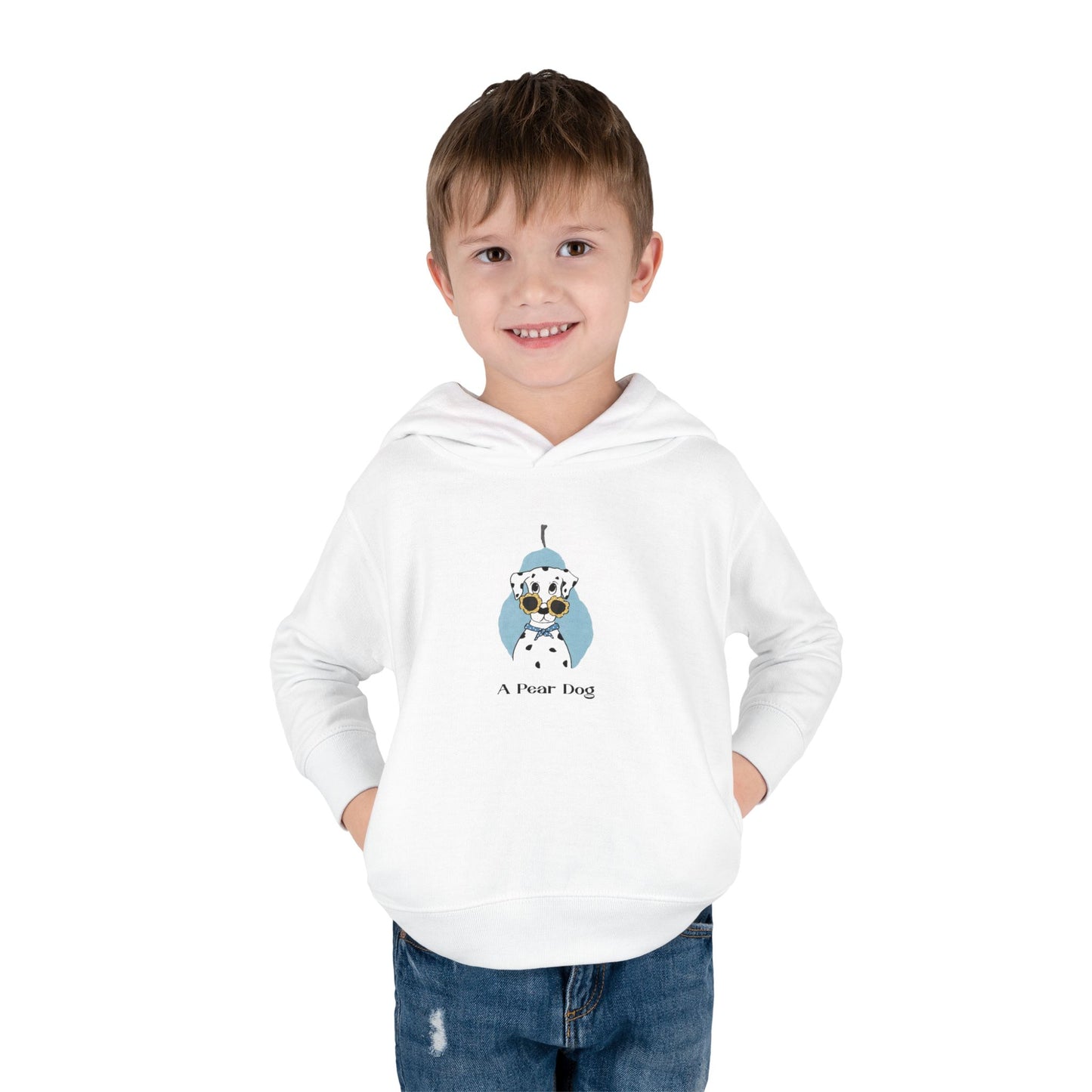 Sunglasses Dog Graphic Toddler Hoodie
