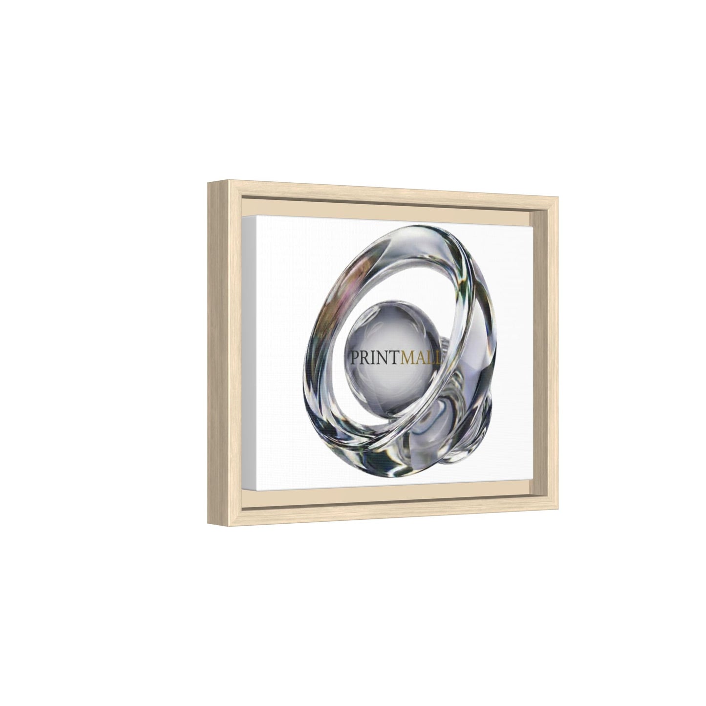 Interwoven Chrome Ribbon Canvas