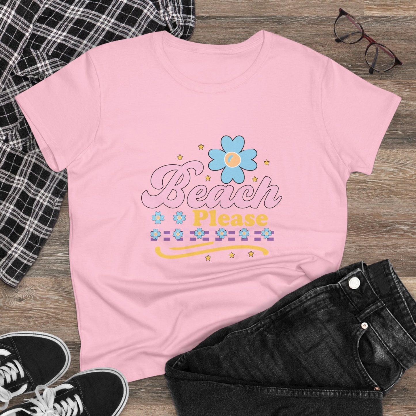 Coastal Bloom Summer Graphic Tee
