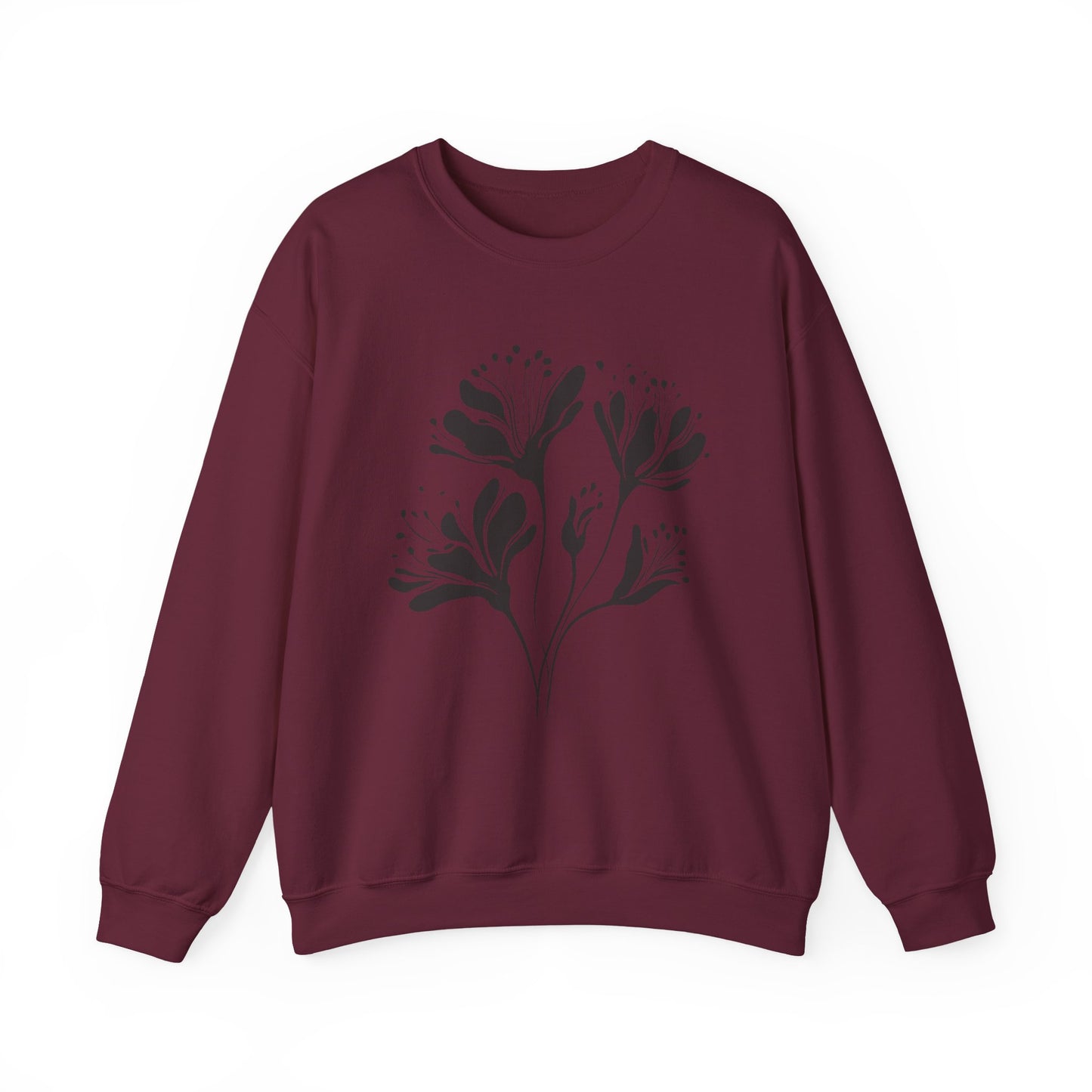 Minimal Floral Line Art Sweatshirt