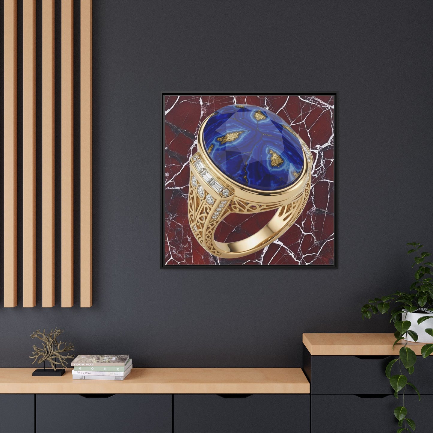 Lapis Regal Ember Canvas