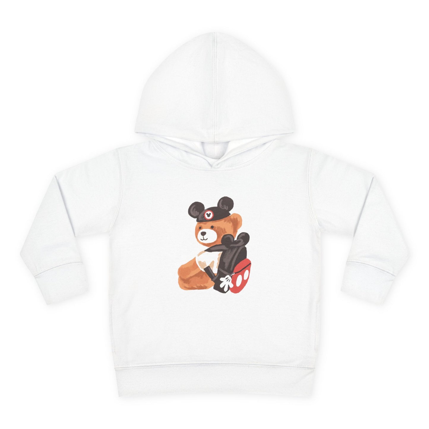 Playful Teddy Bear Toddler Pullover Hoodie