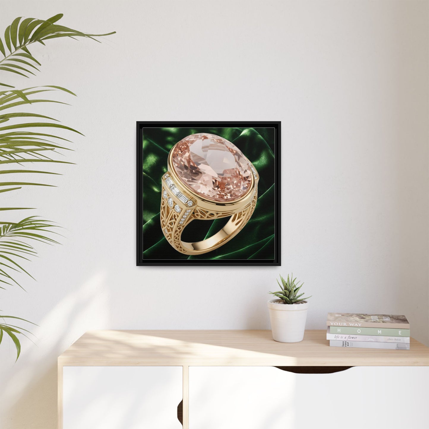 Morganite Blush Opulence Ring Canvas