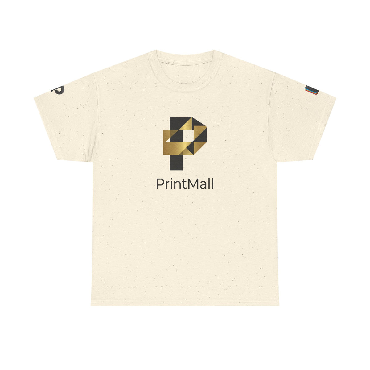 Geometric Folded P PrintMall Men’s Cotton Tee