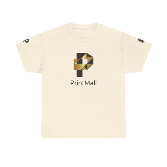 Geometric Folded P PrintMall Men’s Cotton Tee