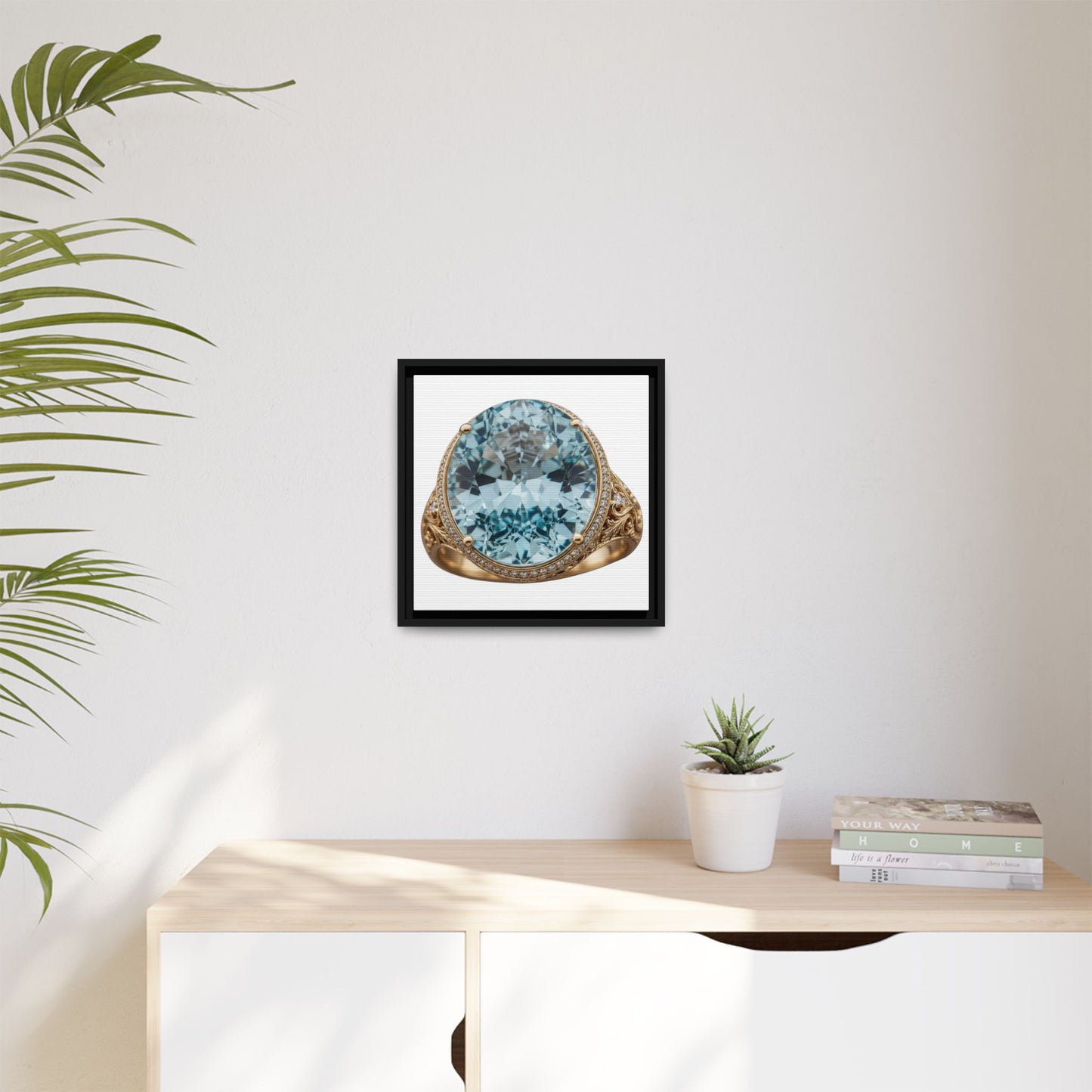 Aquamarine Heirloom Canvas Print
