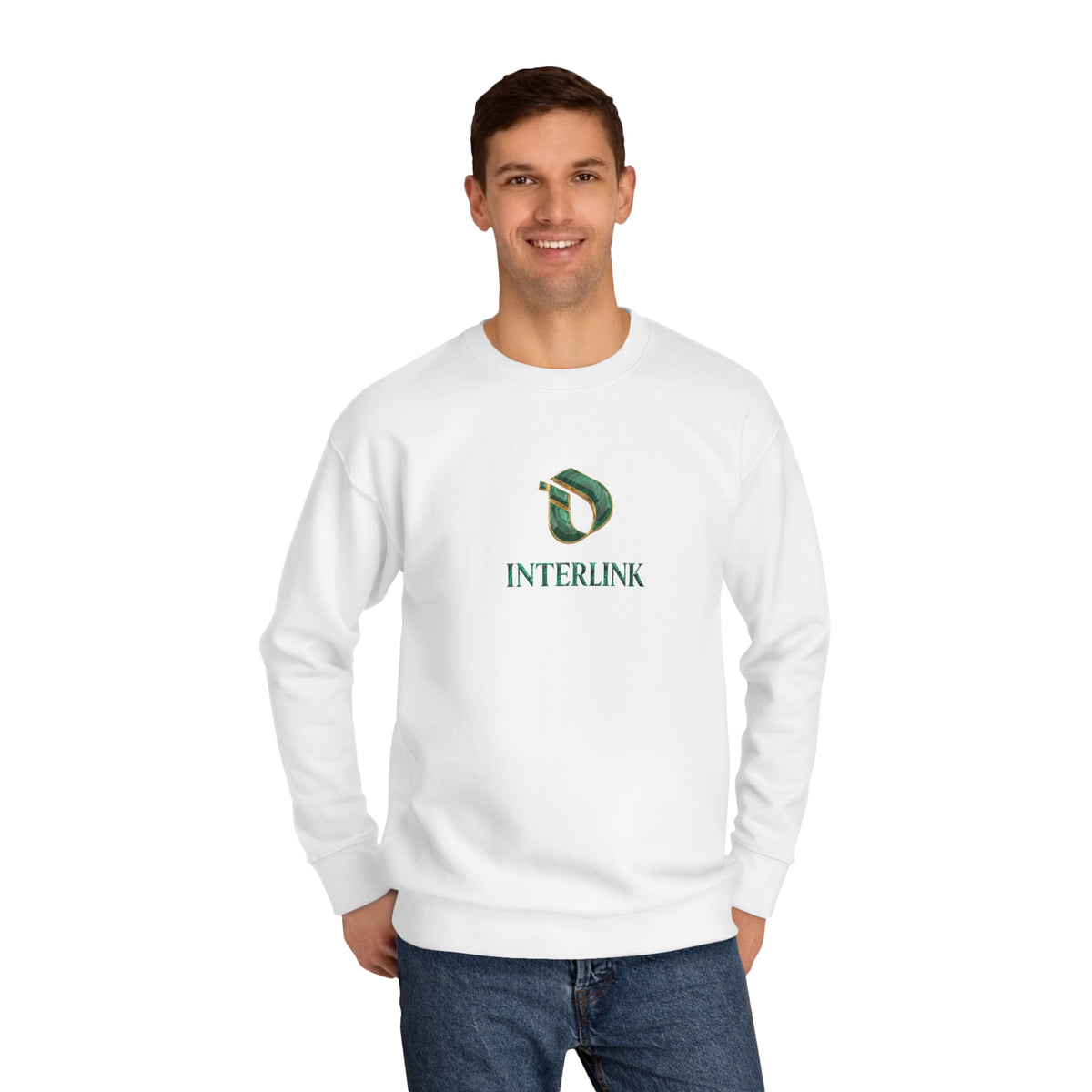 Malachite Interlink Logo Crewneck Sweatshirt