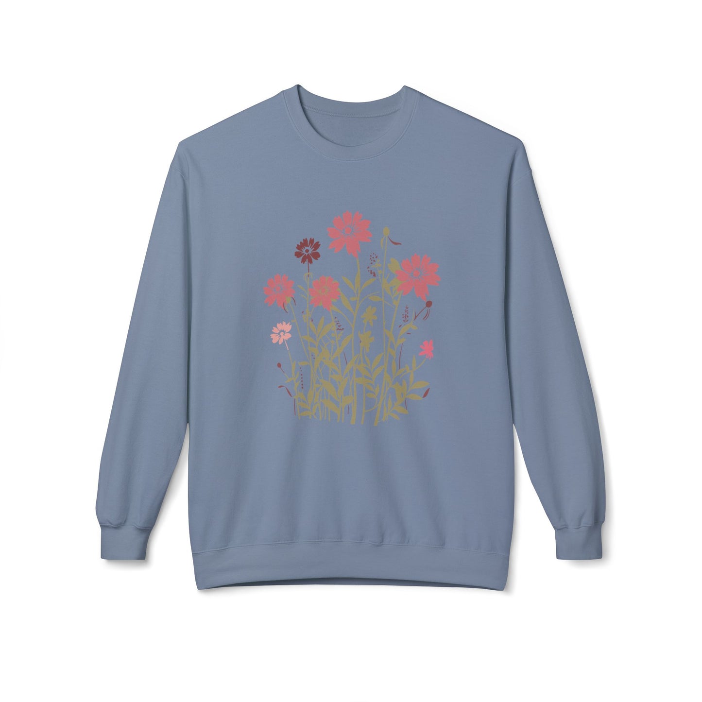 Wildflower Garden Graphic Crewneck Sweatshirt