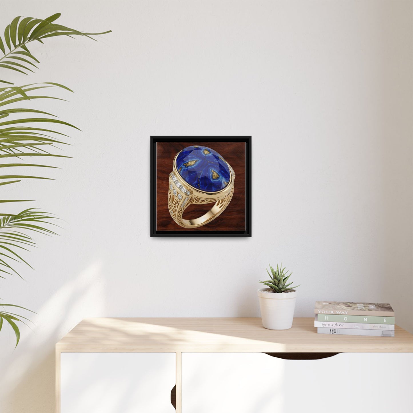 Lapis Walnut Showcase Canvas