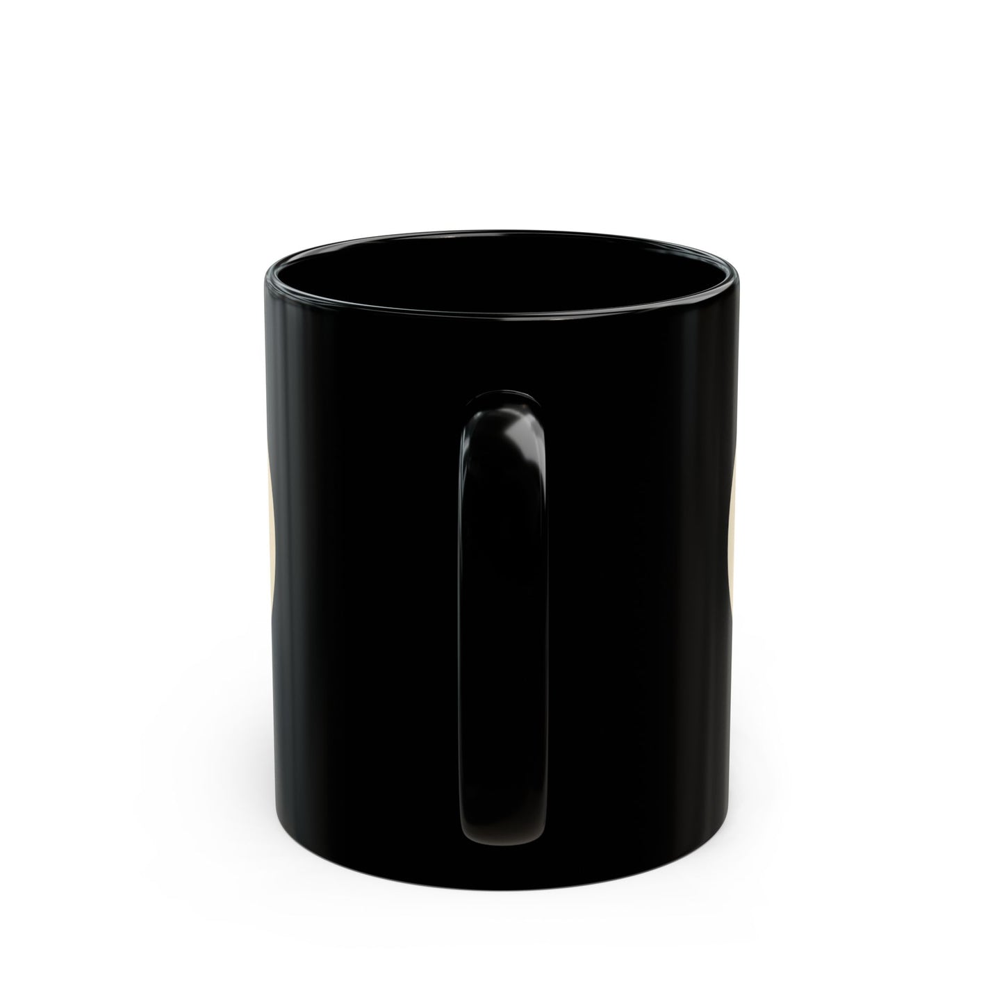 Retro 8 Ball Black Mug