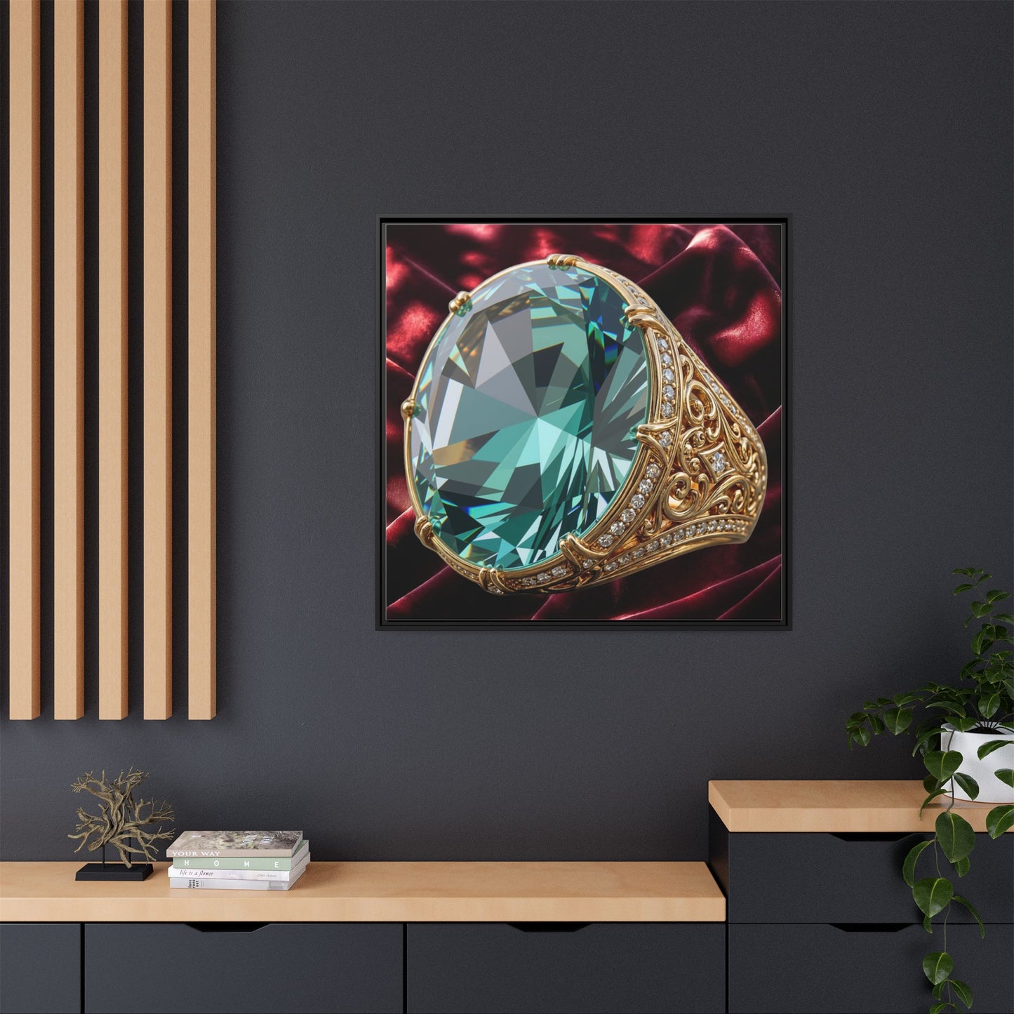Monumental Tourmaline Canvas