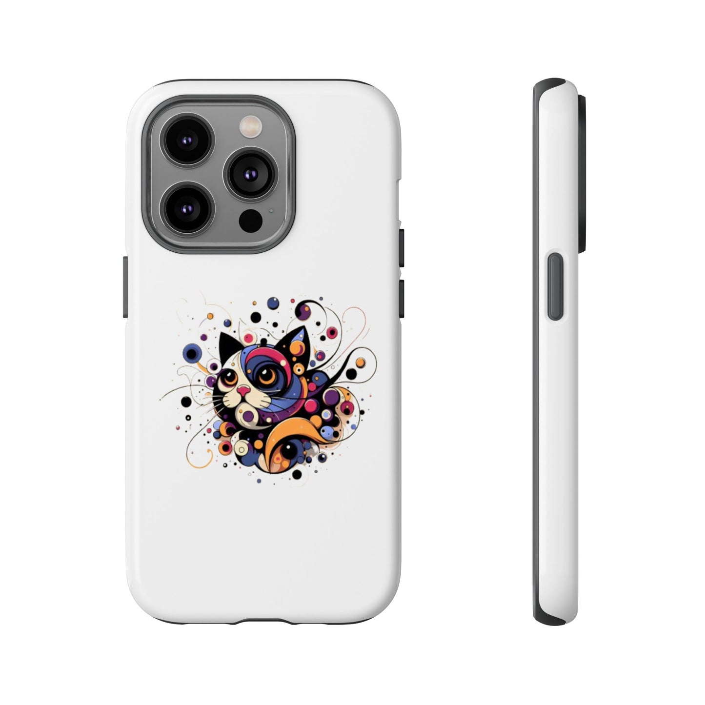 Color Burst Cat Phone Case