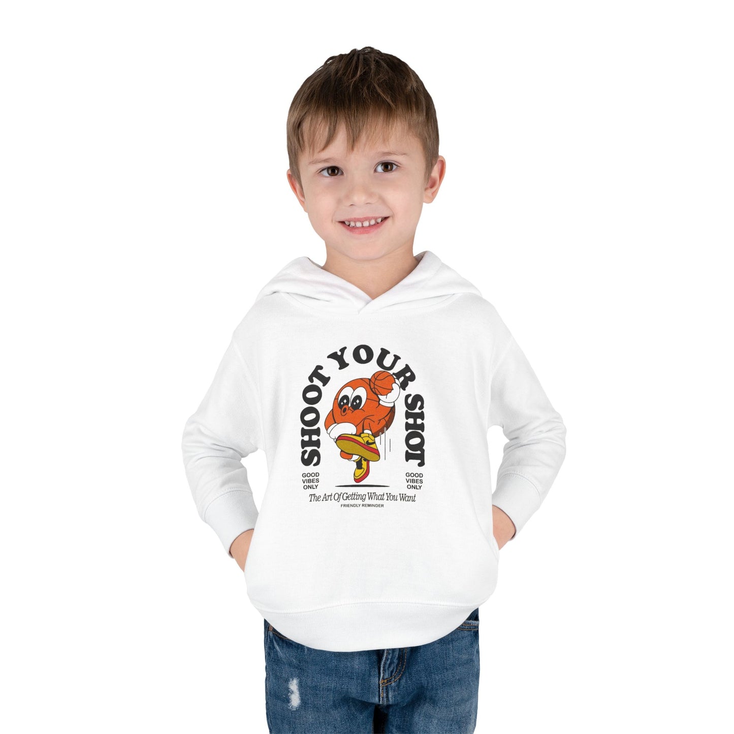 Shoot Your Shot Basketball Toddler Hoodie