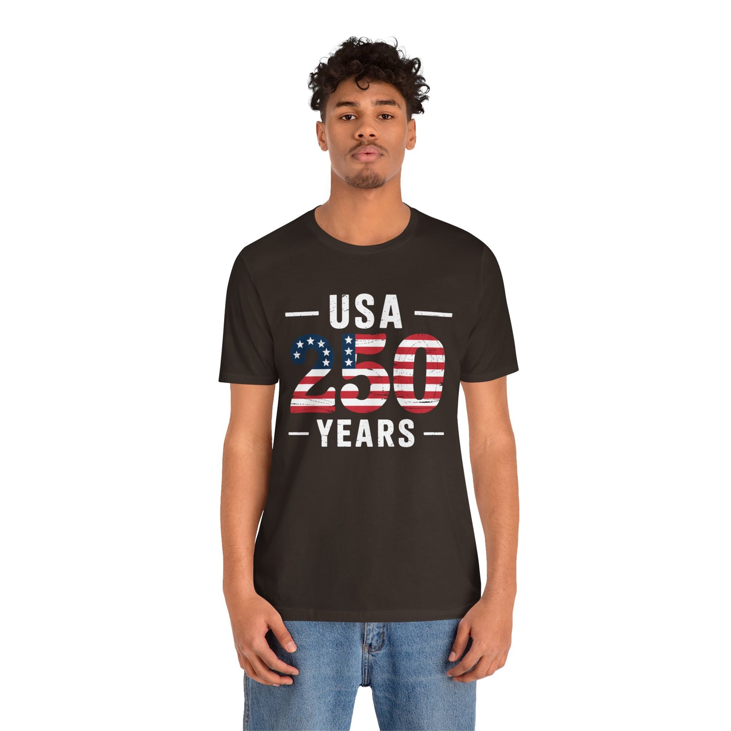 USA 250 Years Patriotic Flag T-Shirt