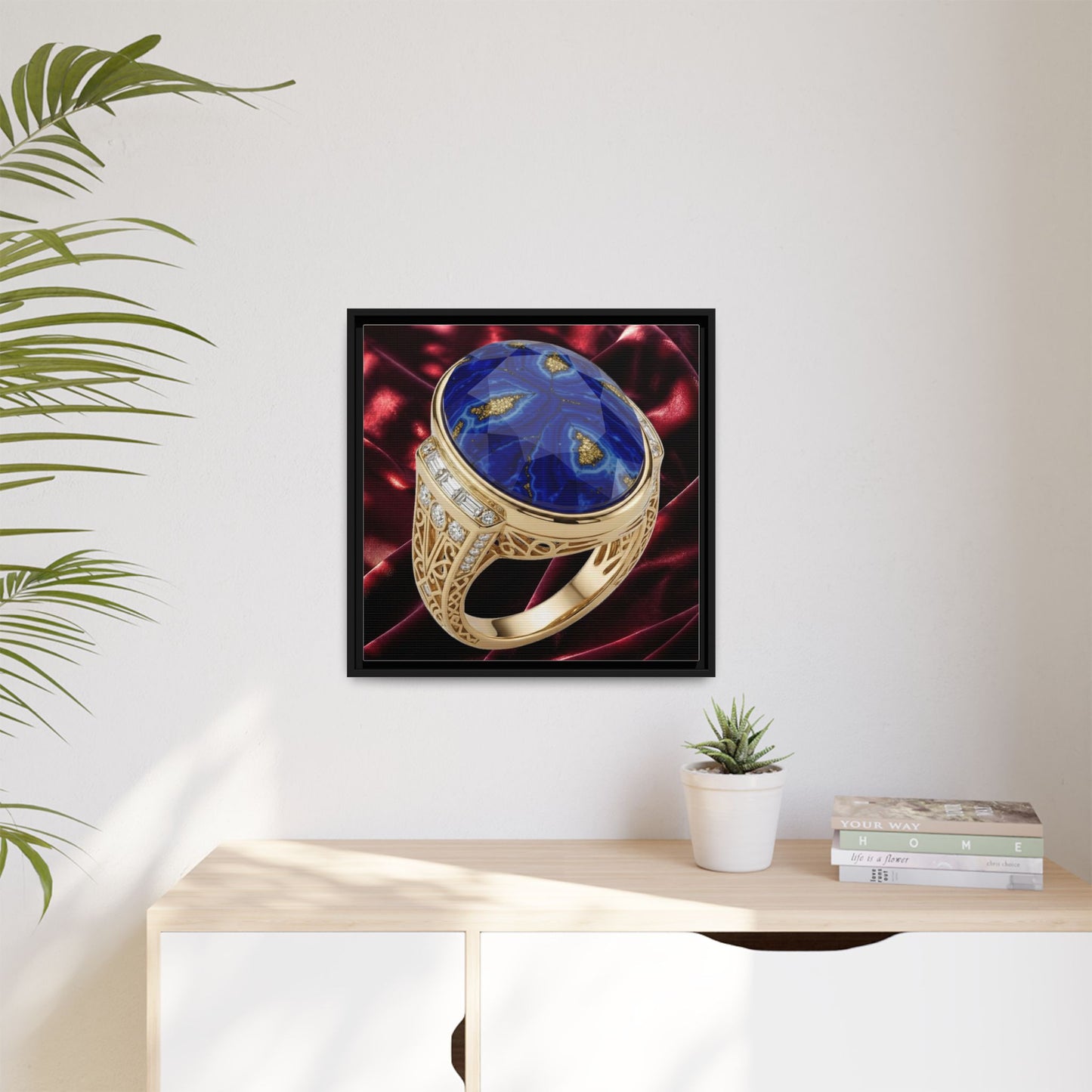 Celestial Lapis Canvas
