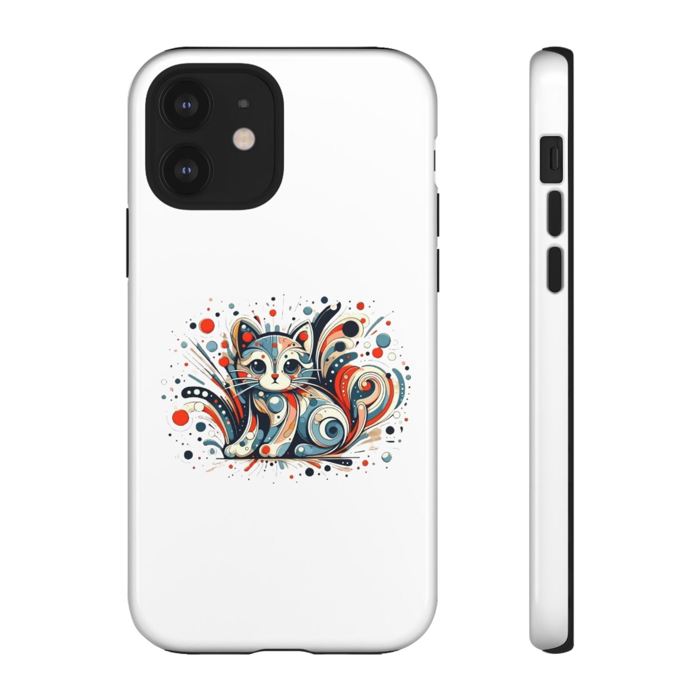 Filigree Cat Apple Phone Case