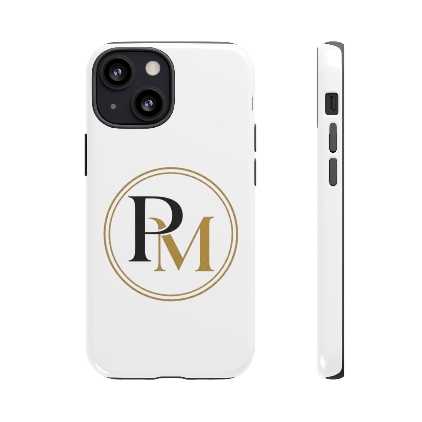 PM Monogram Apple Phone Case