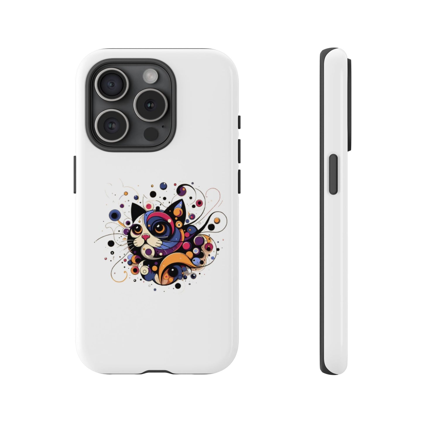 Color Burst Cat Phone Case