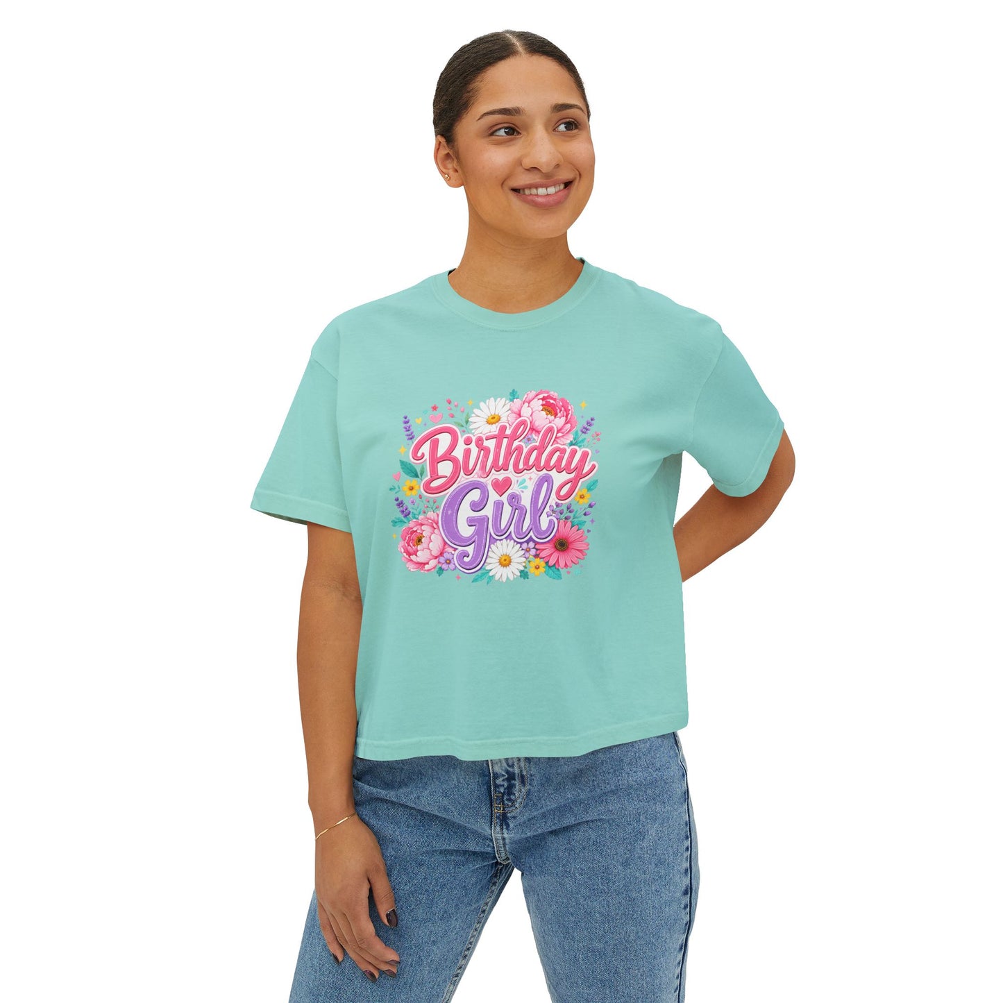 Birthday Girl Boxy Tee