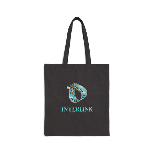 Aquamarine Gem Graphic Heavy Canvas Tote Bag