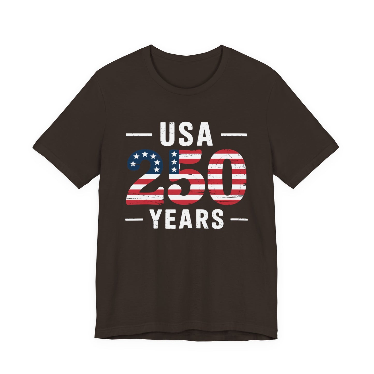USA 250 Years Patriotic Flag T-Shirt