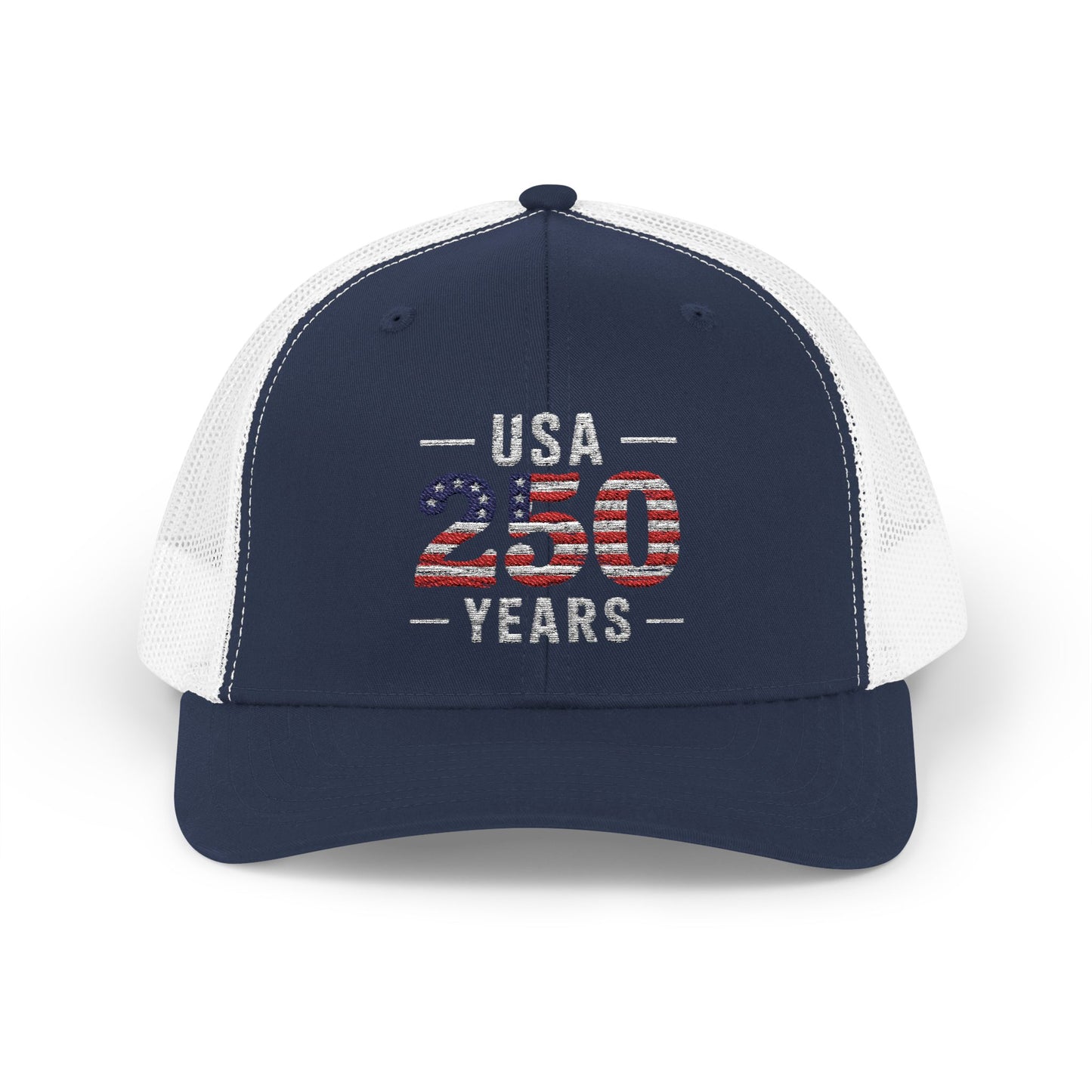 USA 250 Years Patriotic Trucker Cap