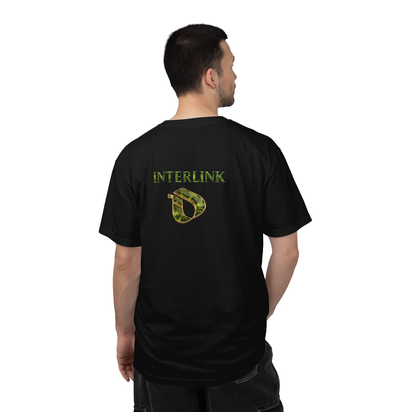 Peridot Interlink Gemstone Back Print Men’s Tee