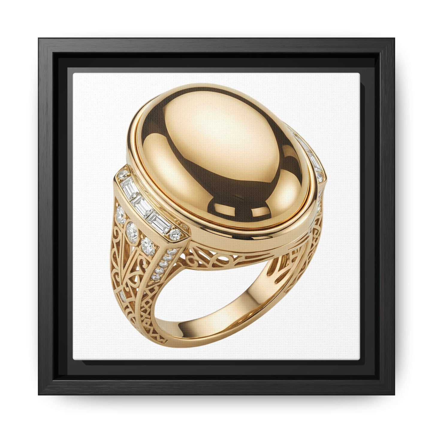 Golden Signet Canvas Print