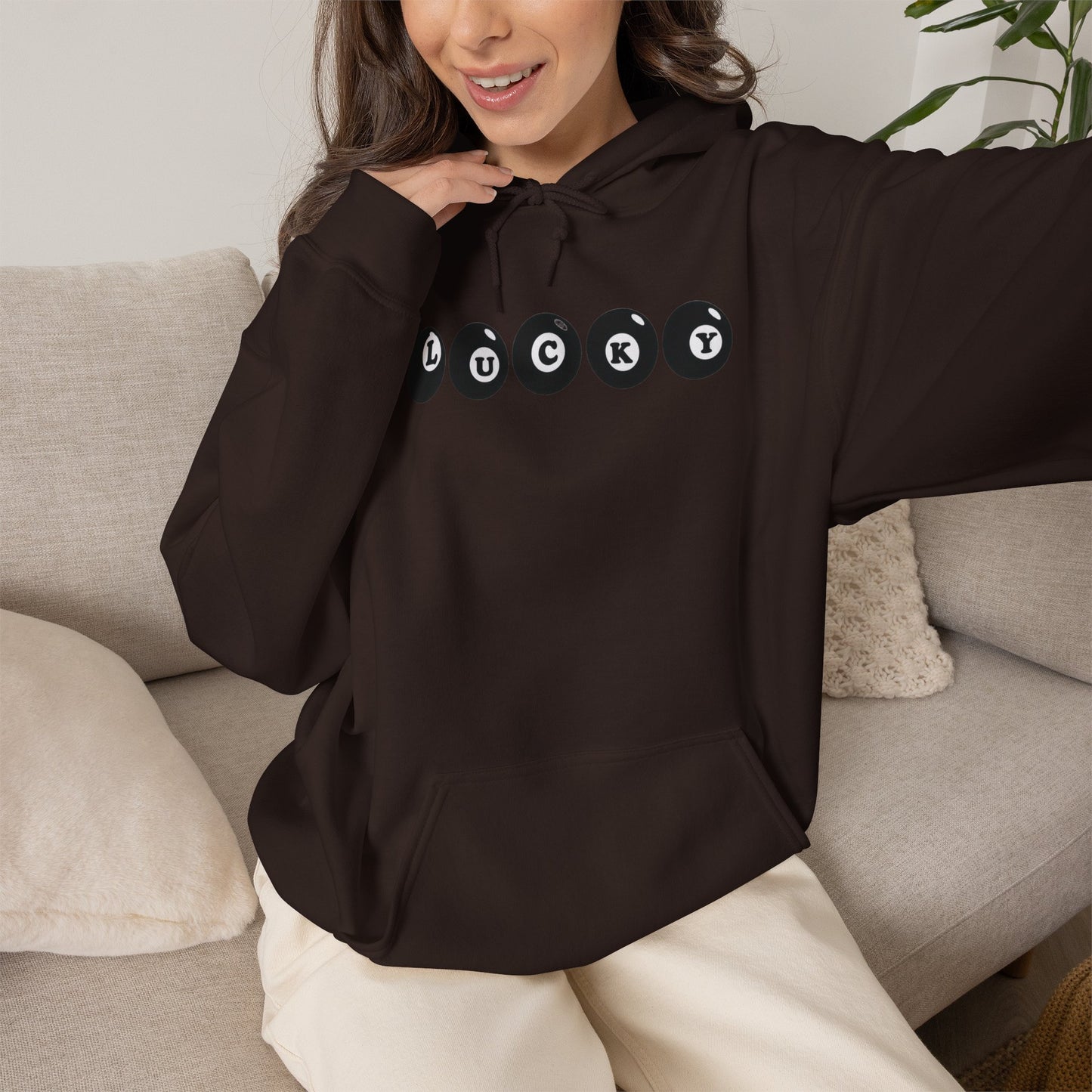Silent Gaze Maroon Hoodie