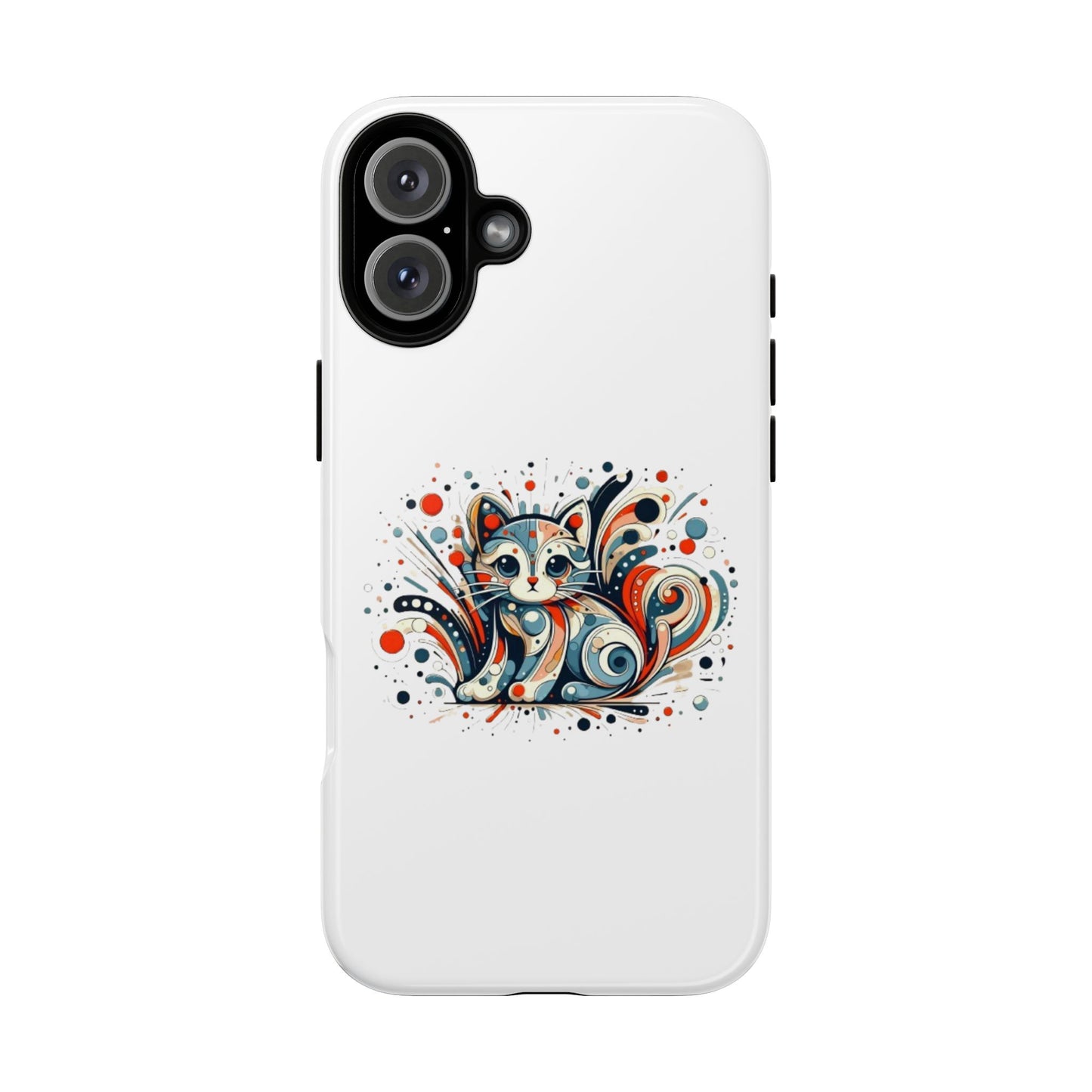 Filigree Cat Apple Phone Case