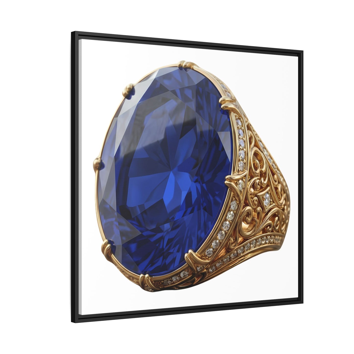 Blue Sapphire Signet Canvas Print