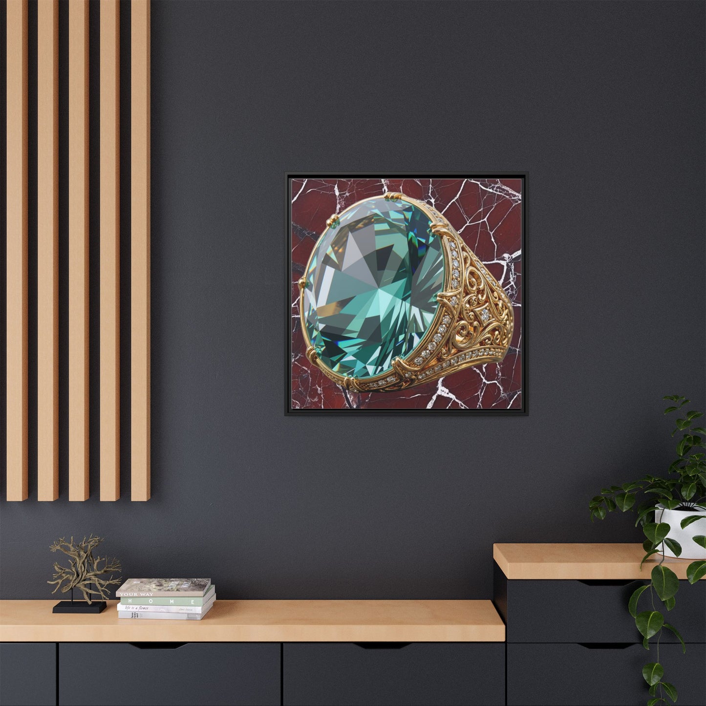 Tourmaline Grandeur Canvas