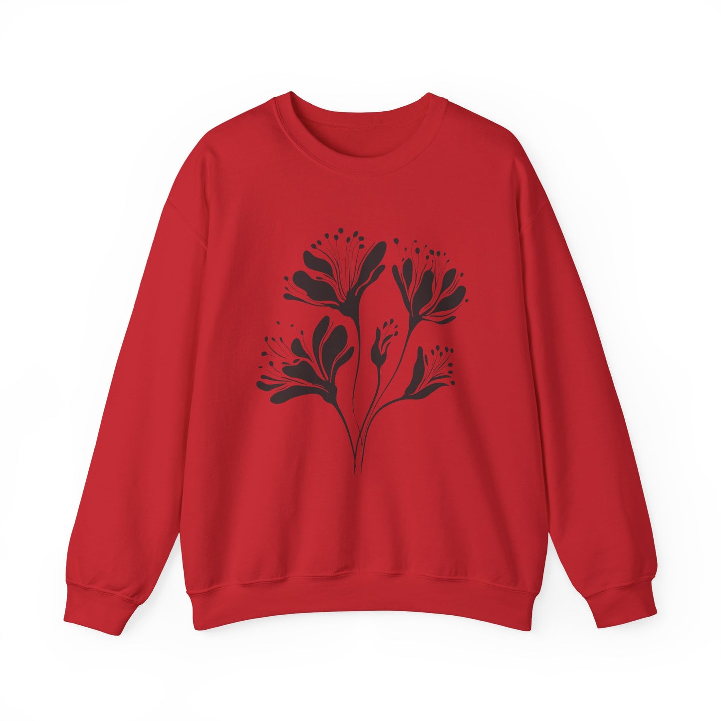 Minimal Floral Line Art Sweatshirt