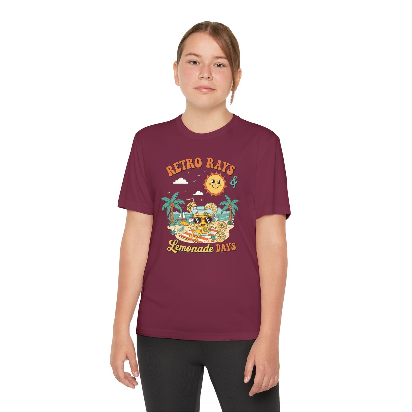 Retro Rays Lemonade Days Youth Tee