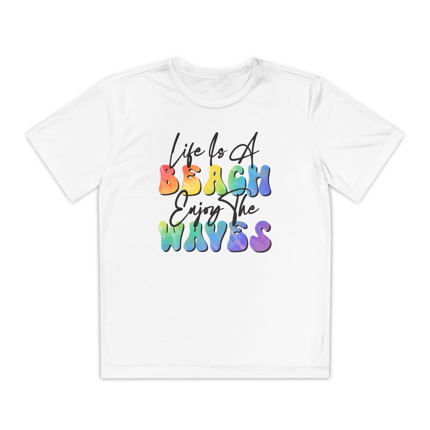 Youth Beach Waves Graphic Tee
