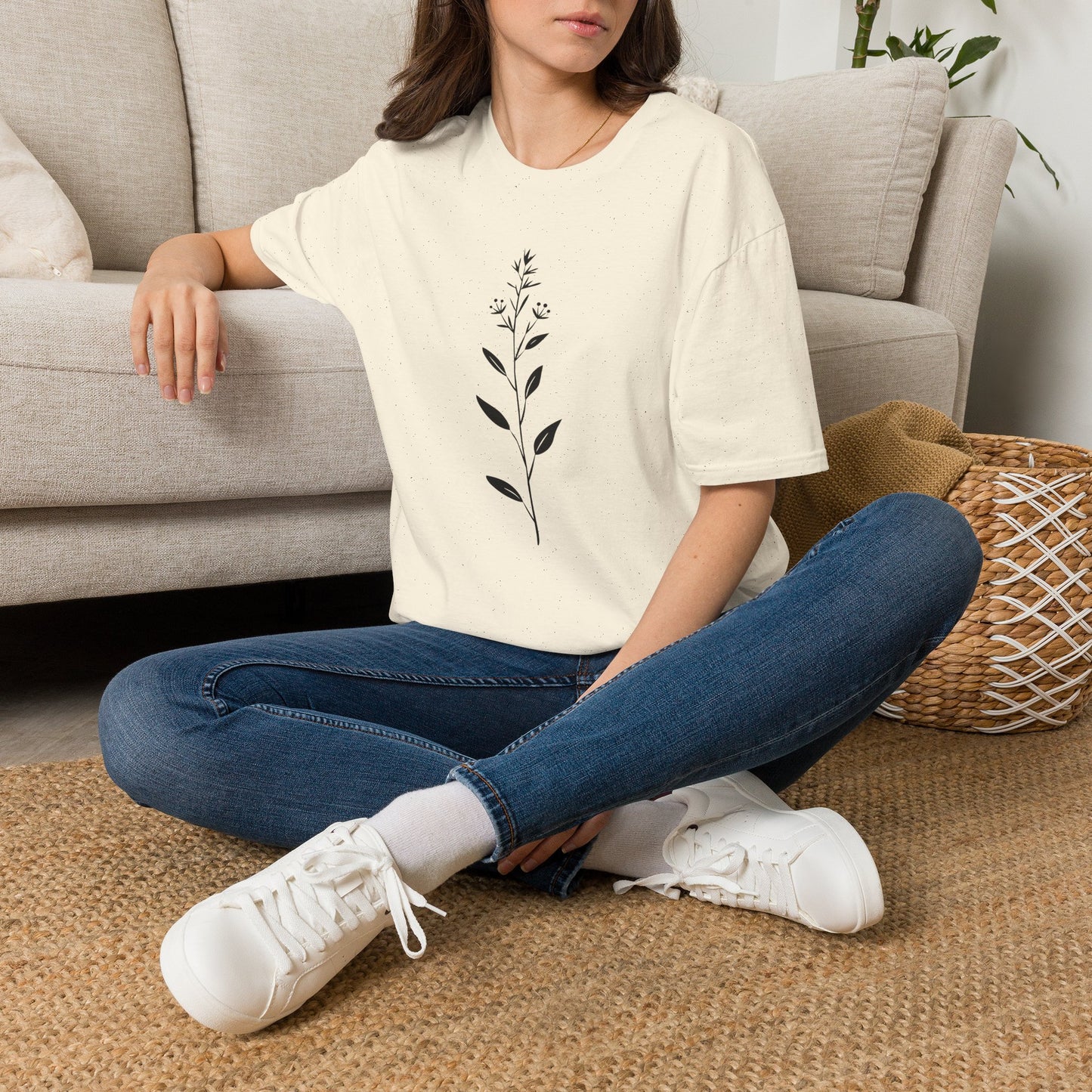 Minimal Botanical Graphic Tee