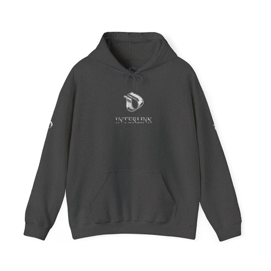 Silver Prism Interlink Pullover Hoodie