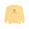 Gold Interlink Logo Crewneck Sweatshirt for Women