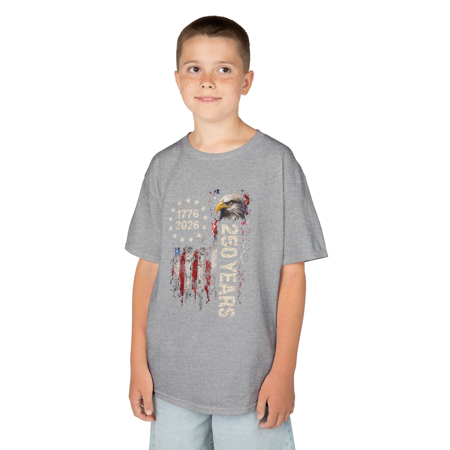 Youth America 250 Years Patriotic T-Shirt