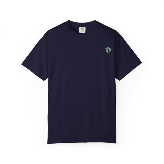 Aquamarine Gemstone Interlink Heavyweight Tee