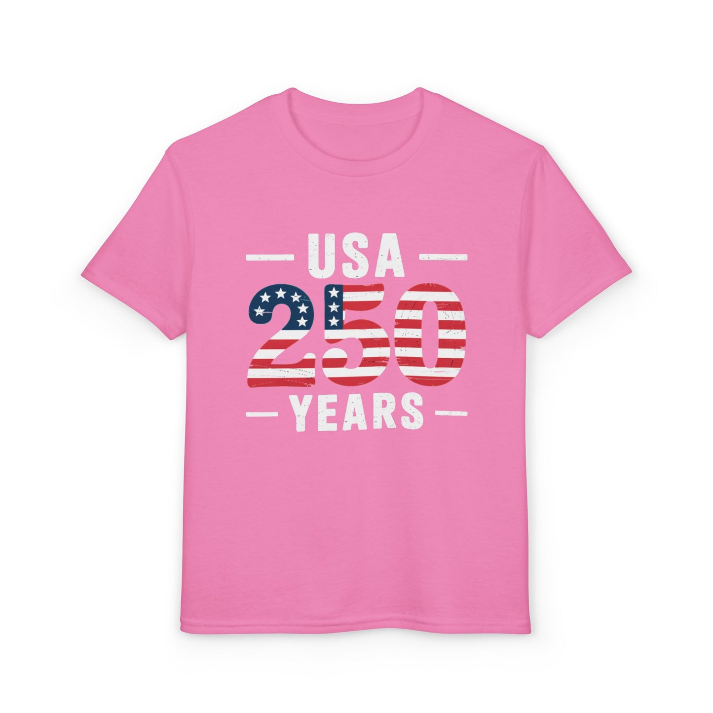 Youth USA 250 Years Patriotic Flag T-Shirt