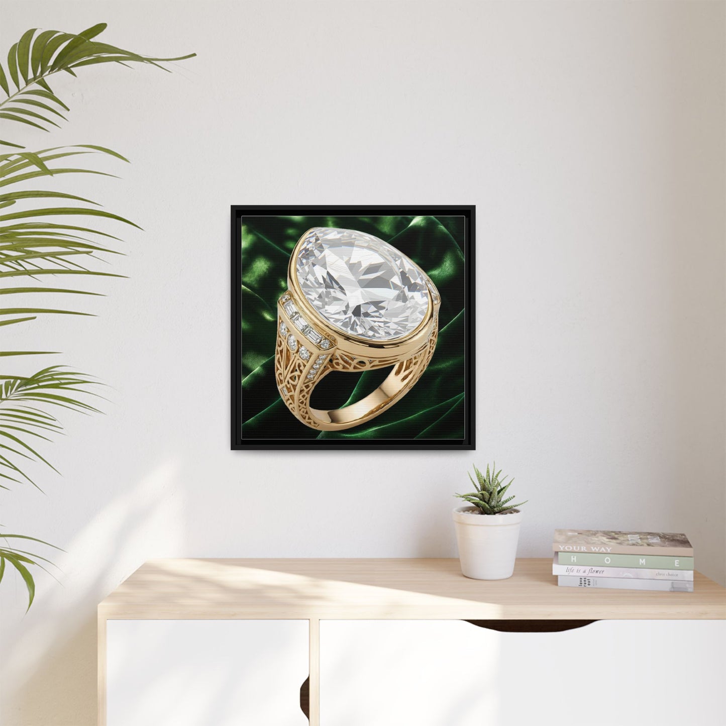 Spoonmaker Diamond Emerald Radiance Canvas