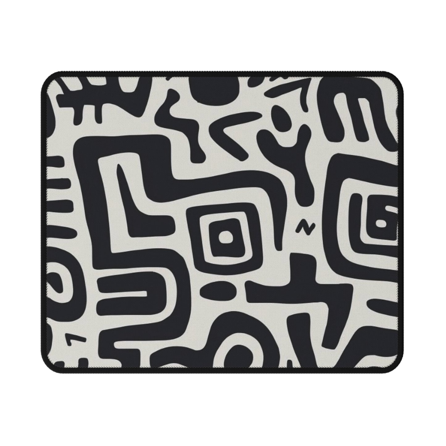 Bold Abstract Doodle Mouse Pad