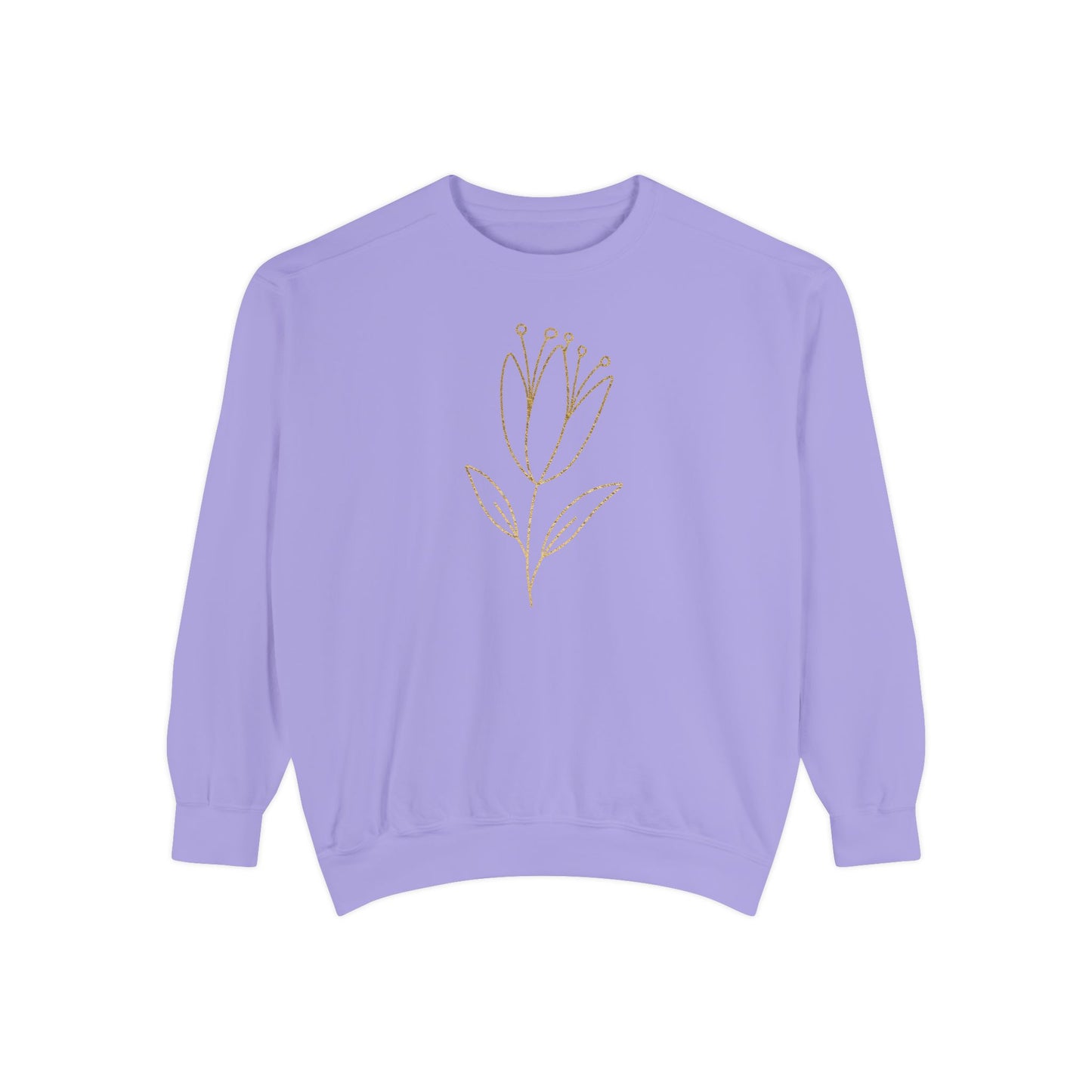 Floral Line Art Sweatshirt
