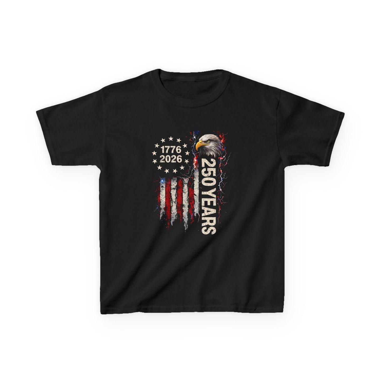 Youth America 250 Years Patriotic T-Shirt