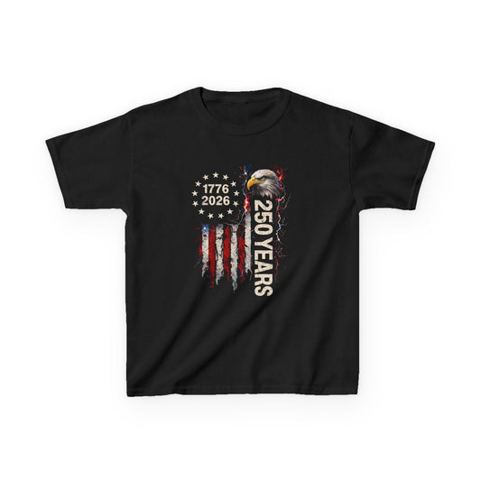 Youth America 250 Years Patriotic T-Shirt